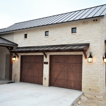 Garage - Texas Stone Home