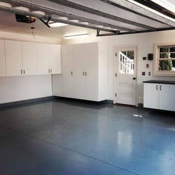 Garage - White Laminate Cabinets