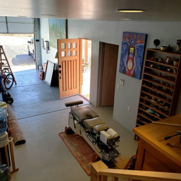 Garage Work Space and Guest House