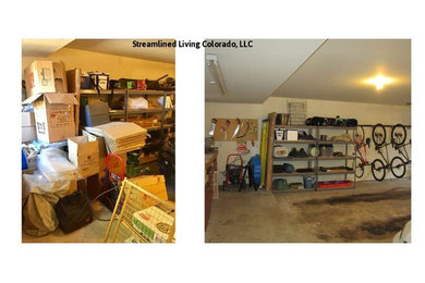 Garages!  Before/after photos from multiple garage projects