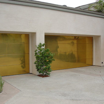 Glass And Aluminum Framed Garage Doors