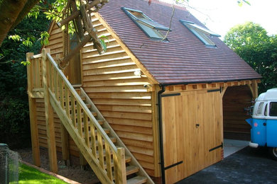 Inspiration for a traditional garage in West Midlands.