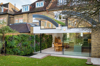 Design ideas for a medium sized contemporary garage in London.