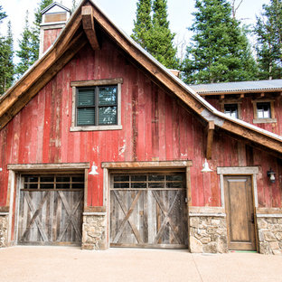 Idées déco pour un garage montagne.