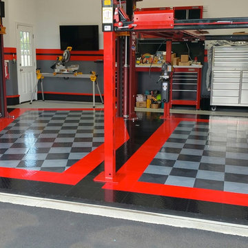 Incredible RaceDeck Garage Floor Installation - Wow!