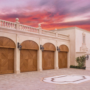 La Jolla Genuine Mahogany Garage Doors