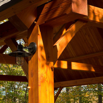 Lakeside Timber Frame Home and Pavilions