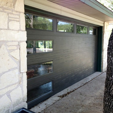 Mid-Century Modern Garage Door by Cowart Door Systems