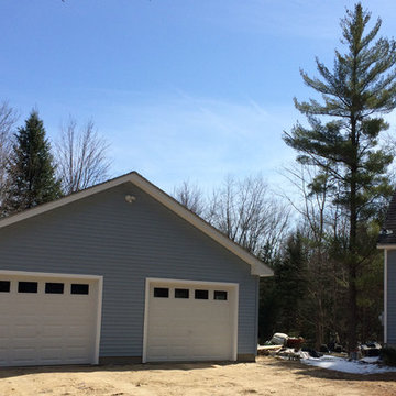 New Garage for an Existing Home - Maine