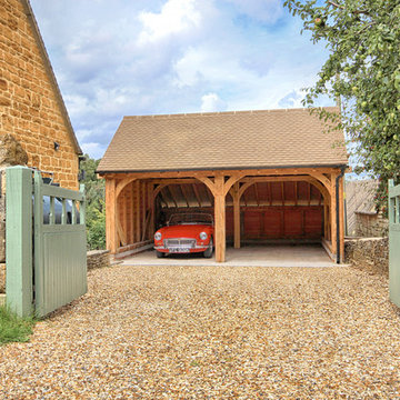 Oak Framed Garage Building for Classic Car
