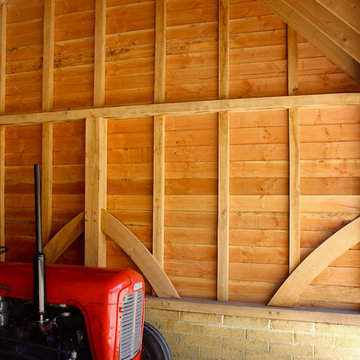Oak Framed Garage with Five Bays