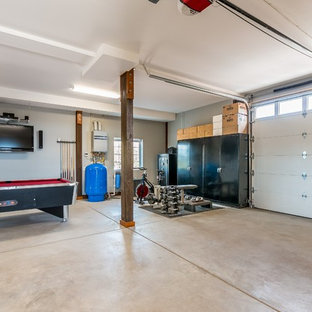 Immagine di garage e rimesse minimalisti