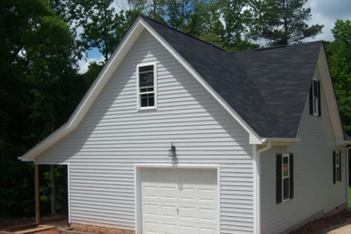 Photo of a traditional garage in Wilmington.