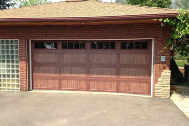 This is an example of a contemporary garage in Denver.