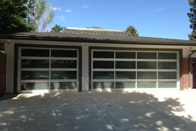 Photo of a modern garage in Denver.