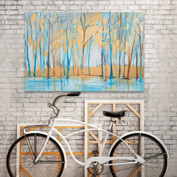 "Pastel Mornings" Painting Print on Wrapped Canvas