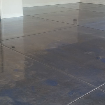 Pearl Essence Metallic Epoxy Floor Coating Quicksilver Caribbean Blue