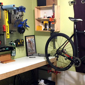 Pegboard for Bike Storage and Cycling Tool Organization