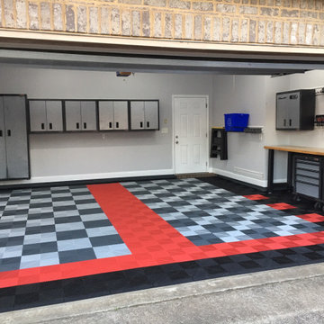 Personalized Garage Flooring Designs - Atlanta, Georgia