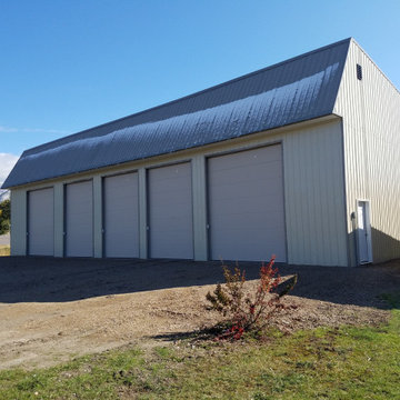 pole barn and garage