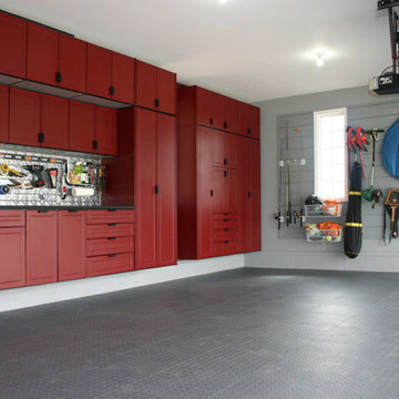 Powder Coated MDF Garage Cabinets
