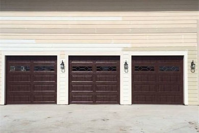This is an example of a garage in Denver with three or more cars.