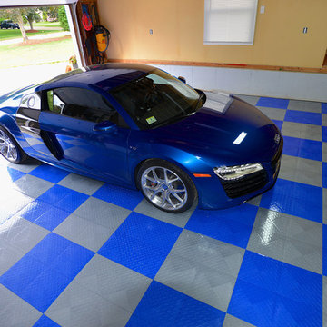 RaceDeck® Garage Flooring- Audi R8 Home Garage