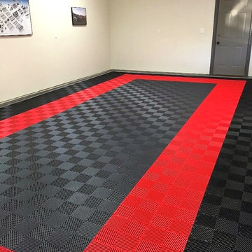 RaceDeck®  garage flooring in home garage - ZL1