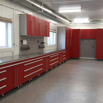 Red Cabinet Garage