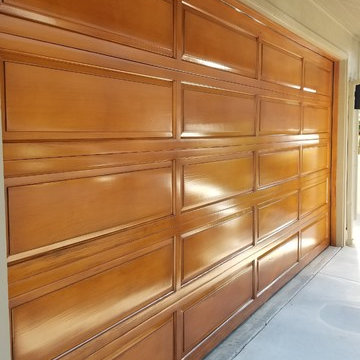 Refinished Garage door Laguna Beach