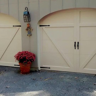 This is an example of a large country two-car carport in Boston.