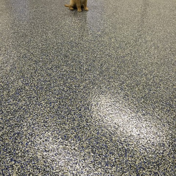 Residential Decorative Chip Epoxy Garage Floor