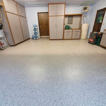 Residential garage floor