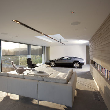 Retractable screens at The Ultimate Garage