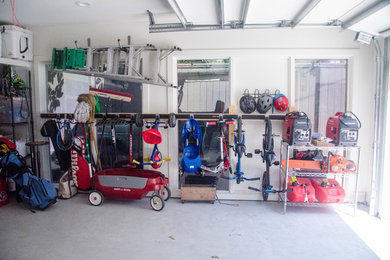 Foto de garaje independiente para dos coches
