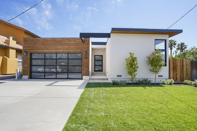 Inspiration for a contemporary garage remodel in San Francisco
