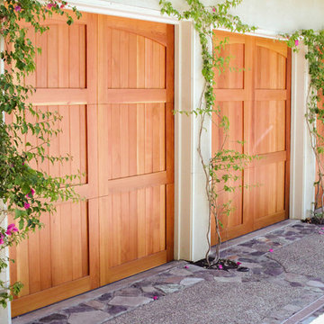 San Leandro Custom Wood Carriage House Garage Doors