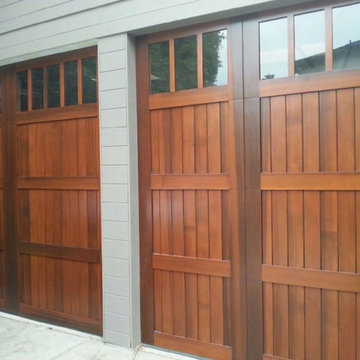 San Mateo Custom Wood Garage Door