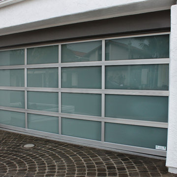 Sea Glass Garage Door