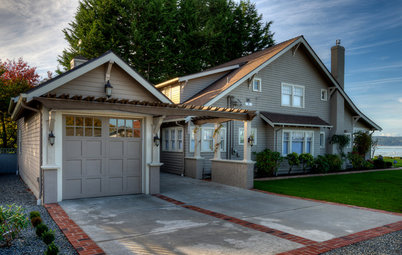 Tale of 2 Car Shelters: Craftsman Garage and Contemporary Carport