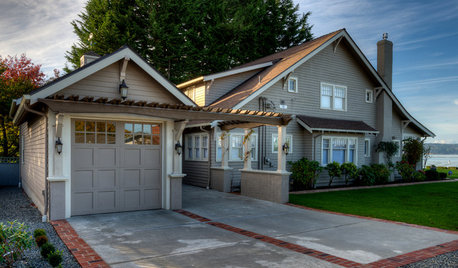 Tale of 2 Car Shelters: Craftsman Garage and Contemporary Carport