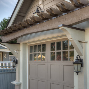 Inspiration for a craftsman garage remodel in Seattle