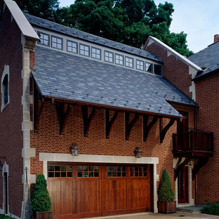 Design ideas for a large traditional attached two-car carport in Other.