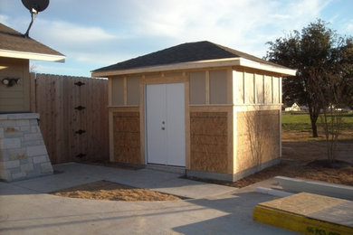 Small detached garage photo in Austin