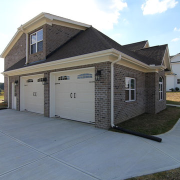 Side entry garage with accessible entrances