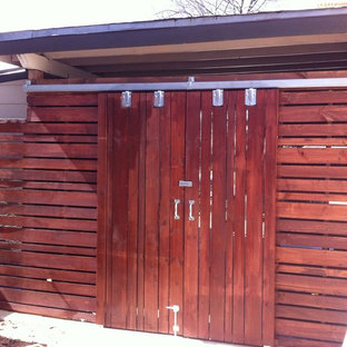 Idéer för att renovera en liten funkis tillbyggd enbils carport
