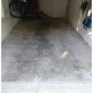 Small garage floor transformation