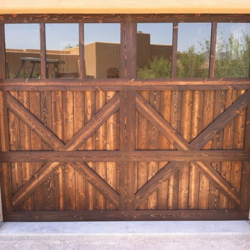 Solid Wood Garage Doors