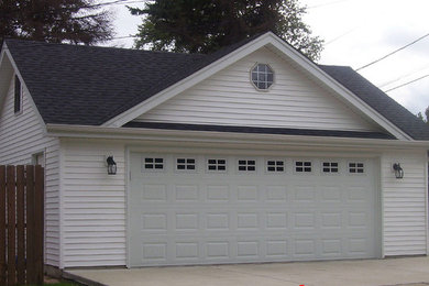 Inspiration for a garage remodel in Milwaukee