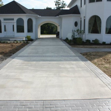 Stamped Concrete Walkway